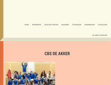 Tablet Screenshot of cbsdeakker.nl